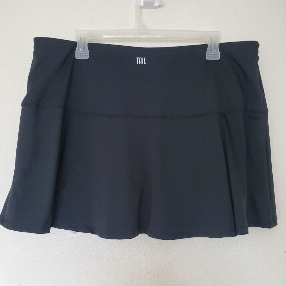 Tail Skort Activewear Women’s Pull On Black Athletic Tennis Golf Sz XL Black